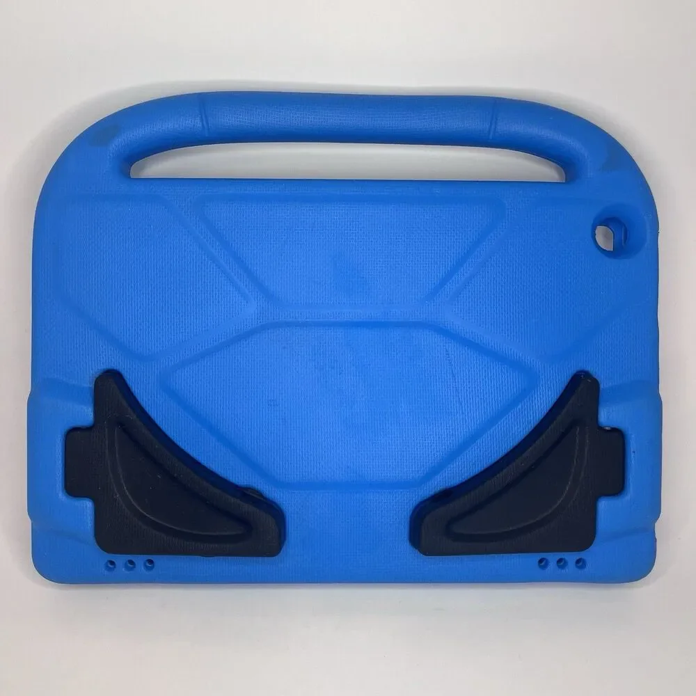 Kids Tablet Case 10 Inch EVA Foam Shockproof Blue with Handle Kickstand